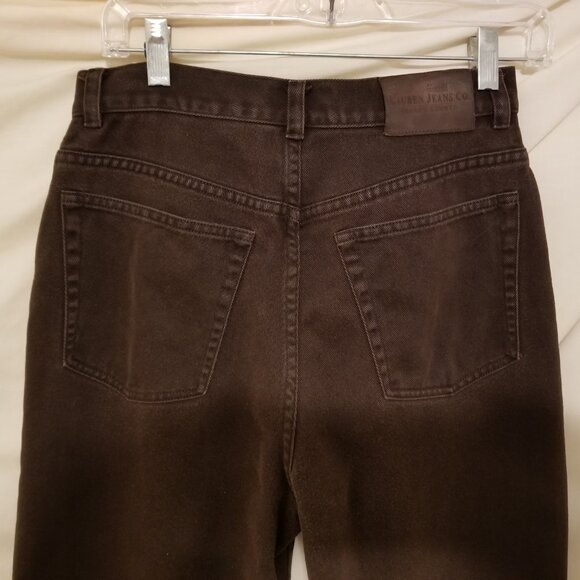 Lauren Jeans Co. Soft Brown Jeans Made with 100% Cotton   Size 8 - Picture 2 of 6
